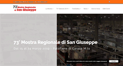 Desktop Screenshot of mostrasangiuseppe.it